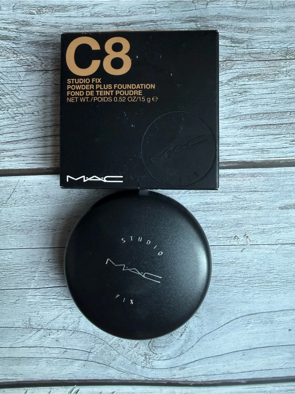 C8 ~ MAC Studio Fix Powder Plus Foundation Full Size 15g Original Formula NIB